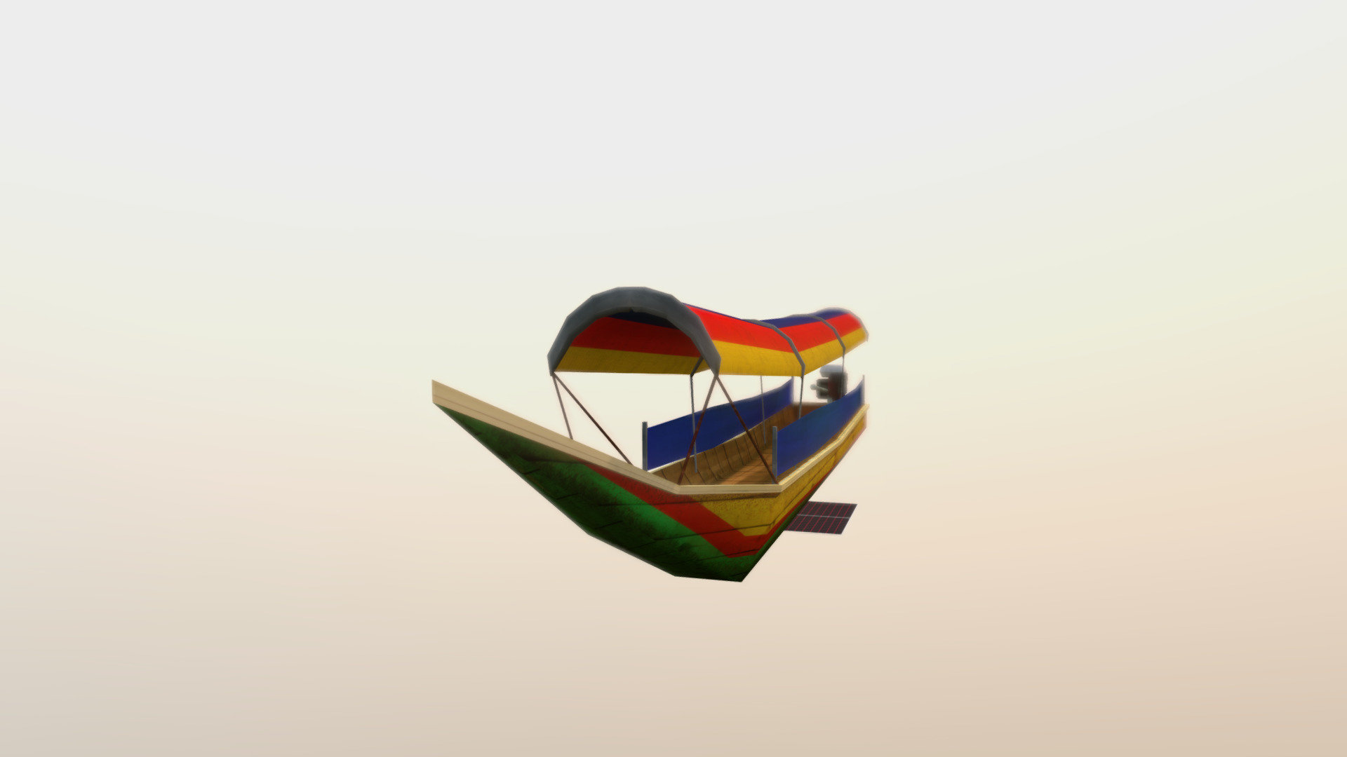 Prop Longtail Boat Cityscene retake 2017
