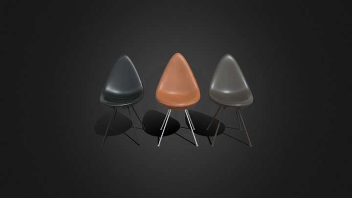 Fritz Hansen - The Drop Chair 3D Model