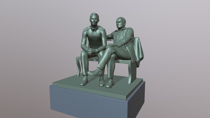Gagarinu I Korolevu 3D Model