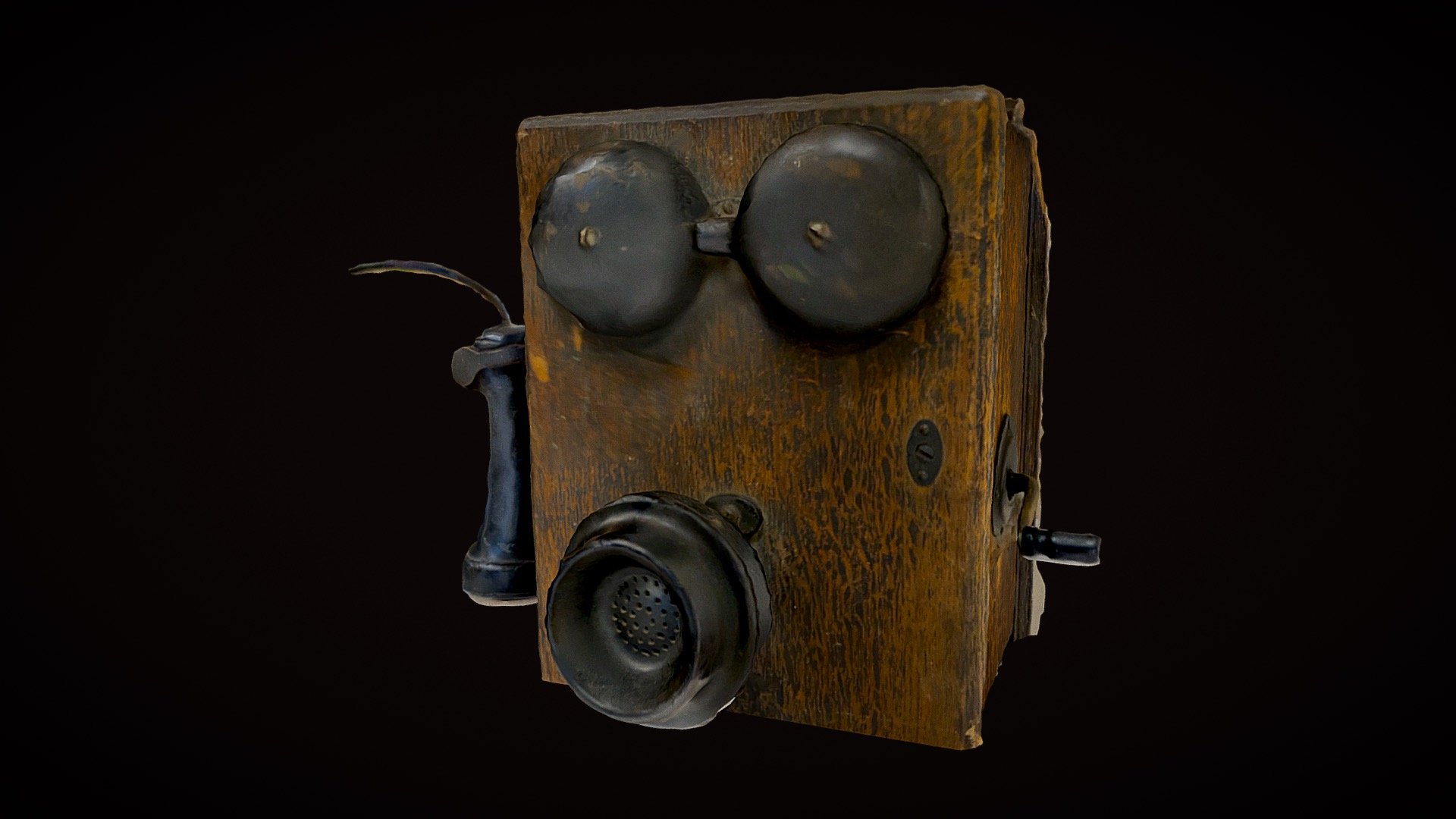 Day 259: Retro Telephone — Sketchfab embed 3D viewer