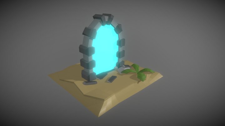Magic Portal 3D Model