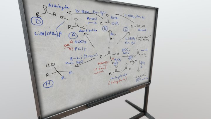 Whiteboard 3D Model