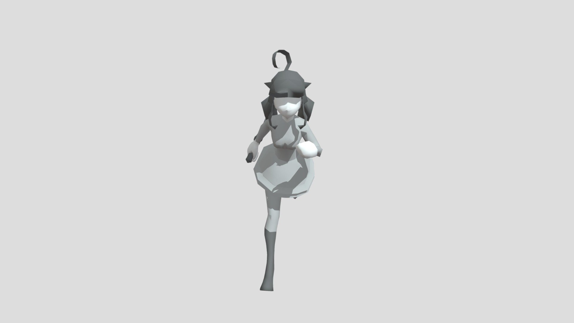 Girl Run 3d Model By Arabbitaday Bee3c62 Sketchfab 7122