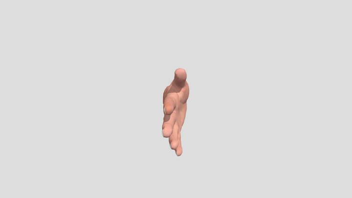 Hand for VR 3D Model