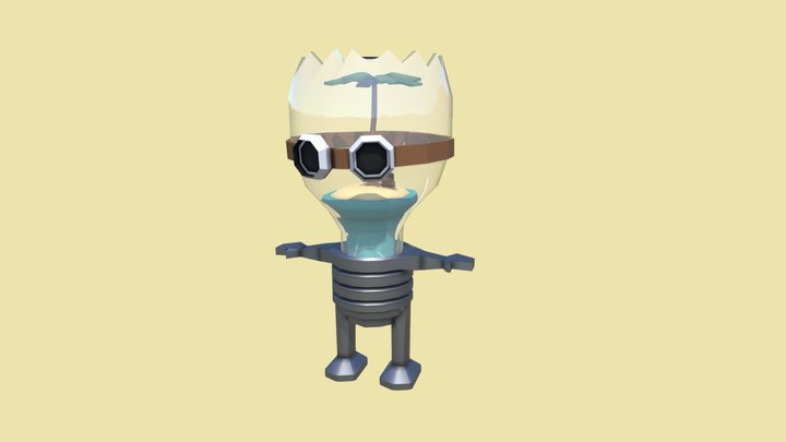 Lamp boy 3D Model