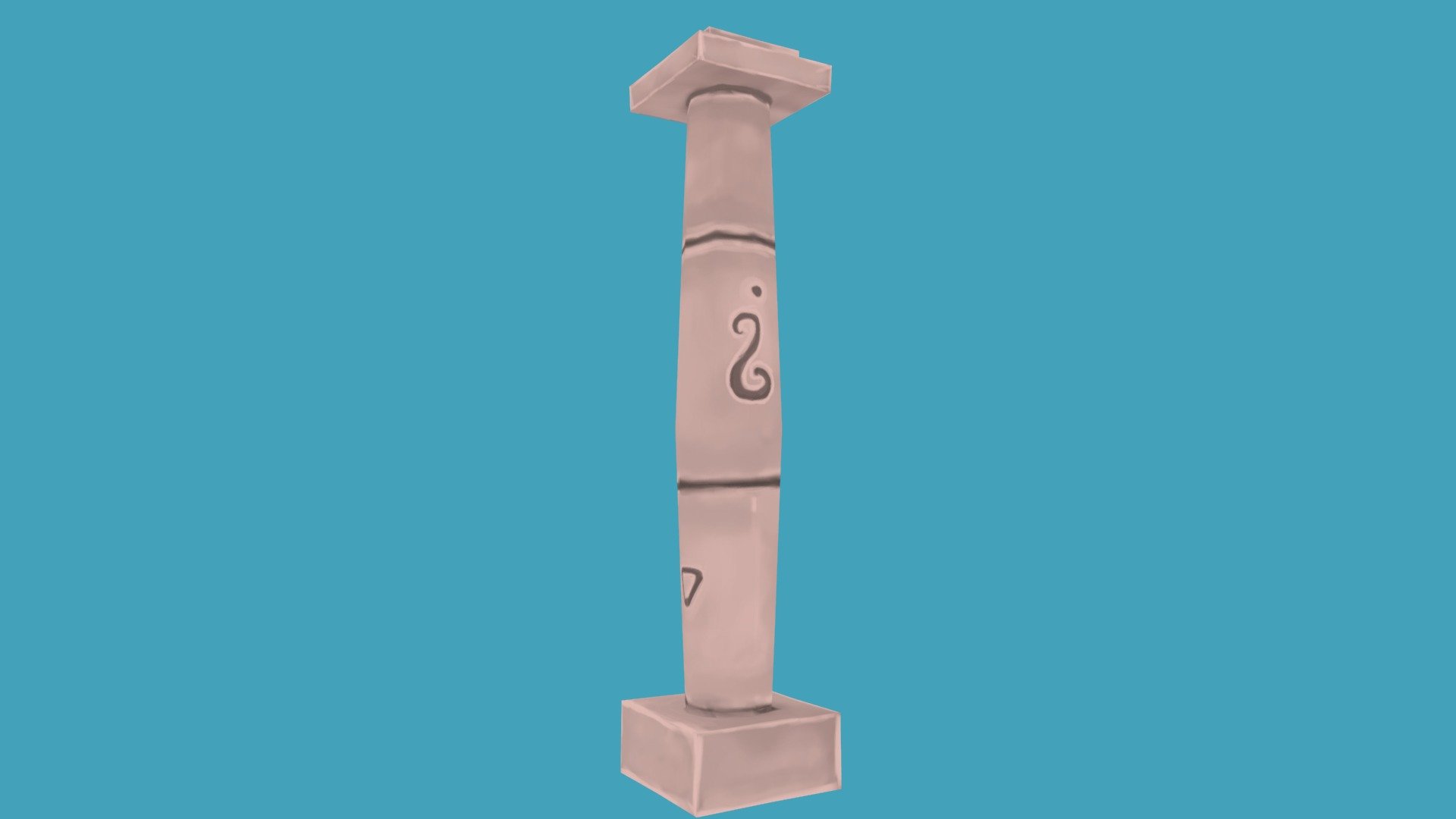 cartoony column