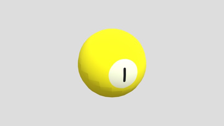 Billiard Ball 3D Model