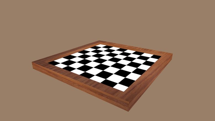 Chess board – Free 3D Model STL