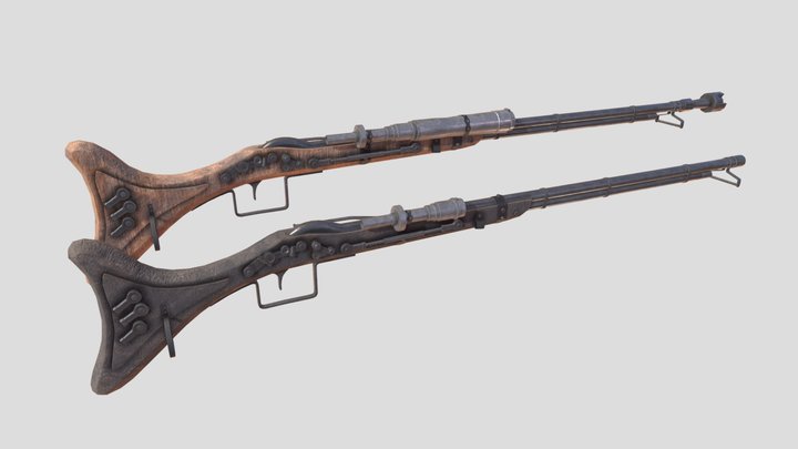 Cycler rifle 3D Model