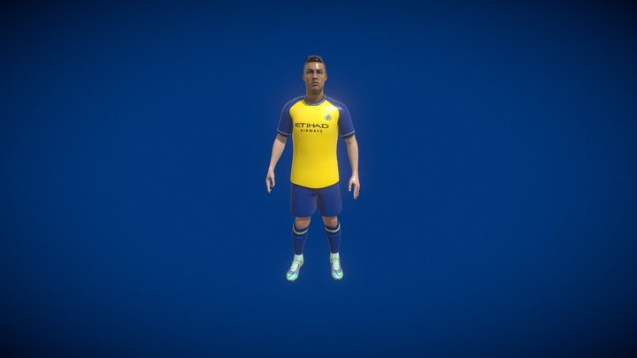 Cristiano Ronaldo Rigged Model with Animations 3D Model