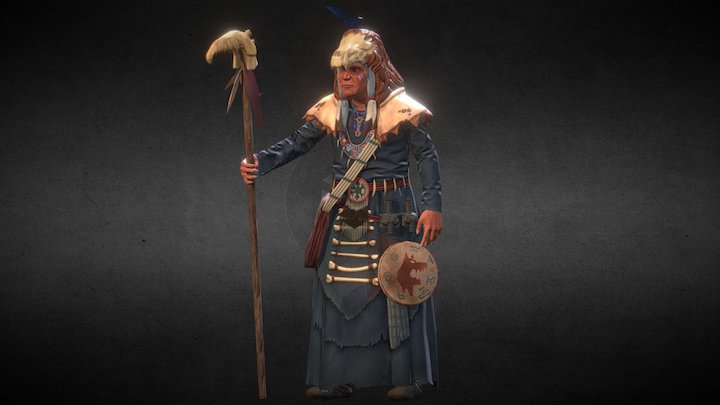 Shaman 3D Model