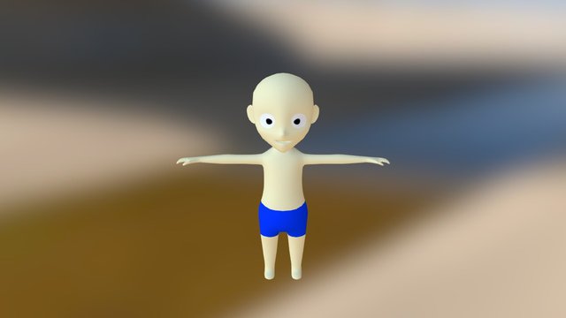 Swimming 3D Model