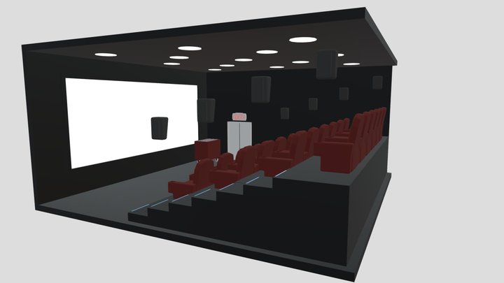 Movie Theater 3D Model