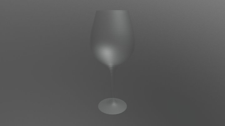 Wine Glass 3D Model