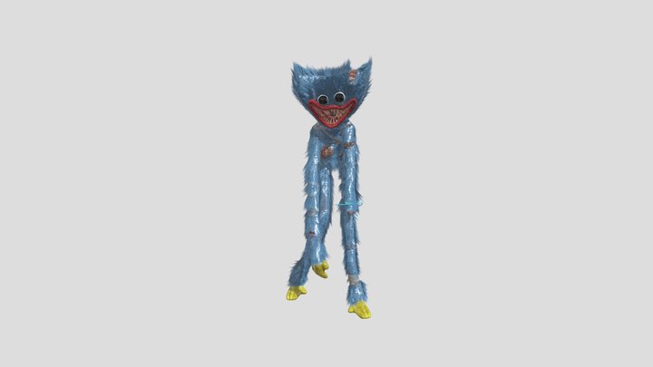 Huggy attacked 3D Model