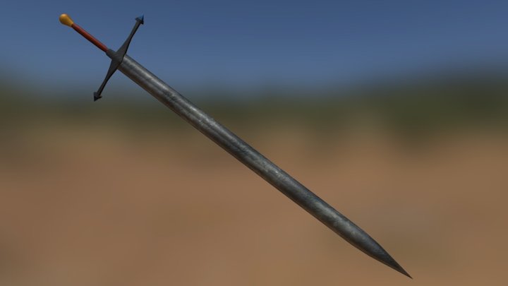 Ice Sword Model 3D Model