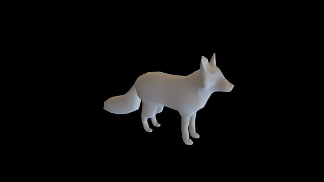 Fox 3D Model