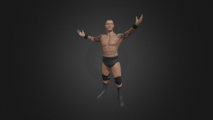 Randy Orton Likeness Character 3D Model