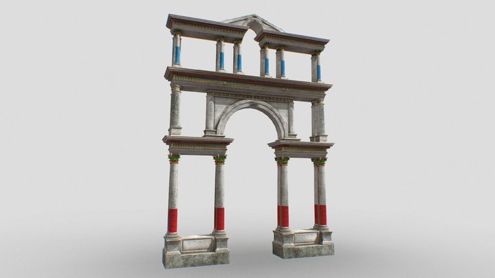 Ephesus - Gate of Hadrian 3D Model