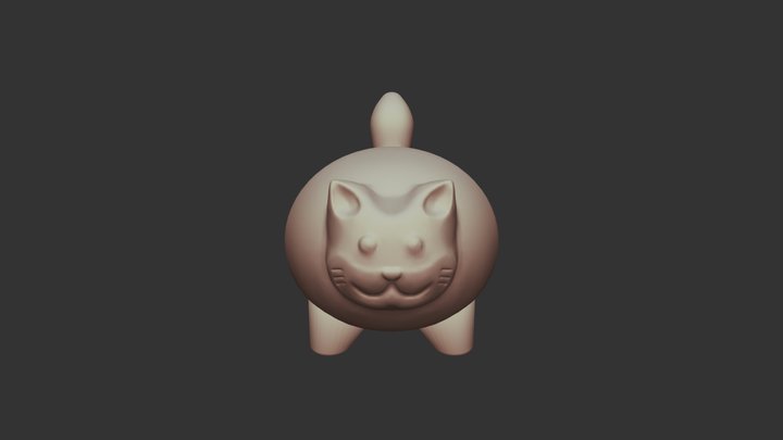 Stressball Cat 3D Model