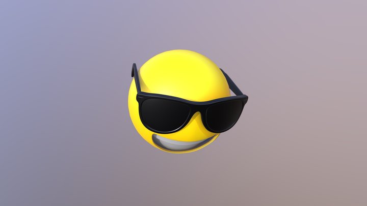 caritaLentes_Emoji 3D Model