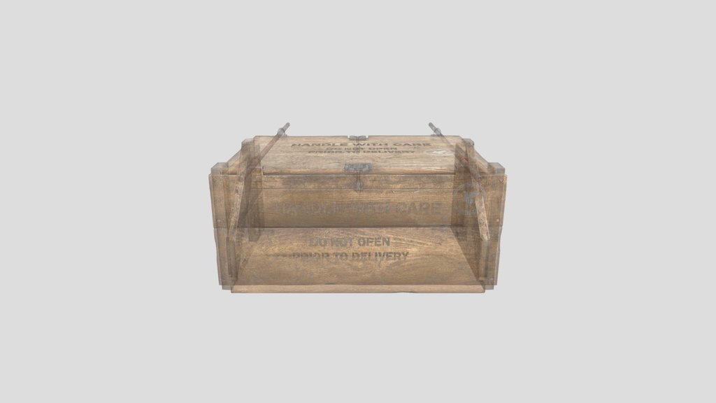 Heavy Duty Wooden Freight Crate