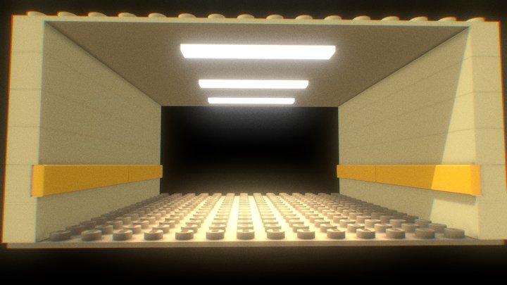 The Brickrooms room 1 3D Model