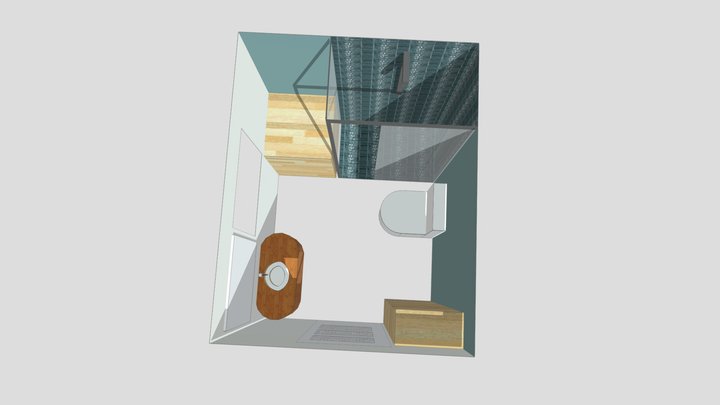 Casa de banho 1 3D Model