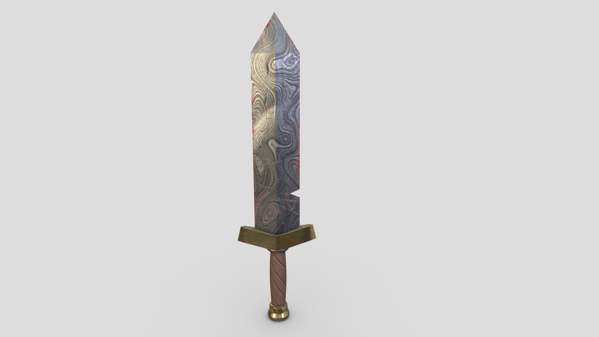 Sword Texturing Damascus