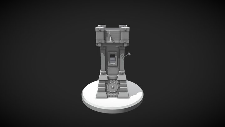 Tower Cartoon 3D Model