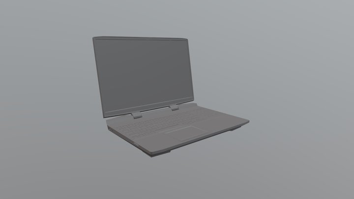 Mercinary laptop 3D Model