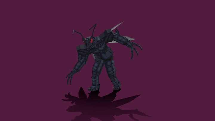Ant King 3D Model