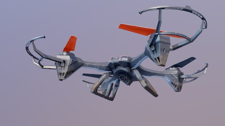 UDI U842 Drone 3D Model