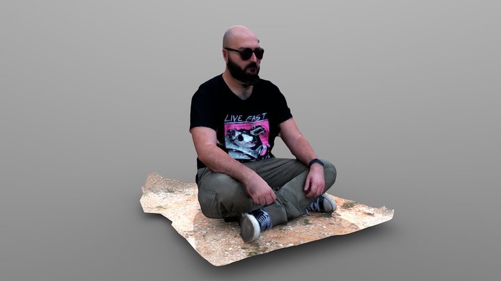 M3P - Marco - Sit Pose (decluttered) v.1 3D Model