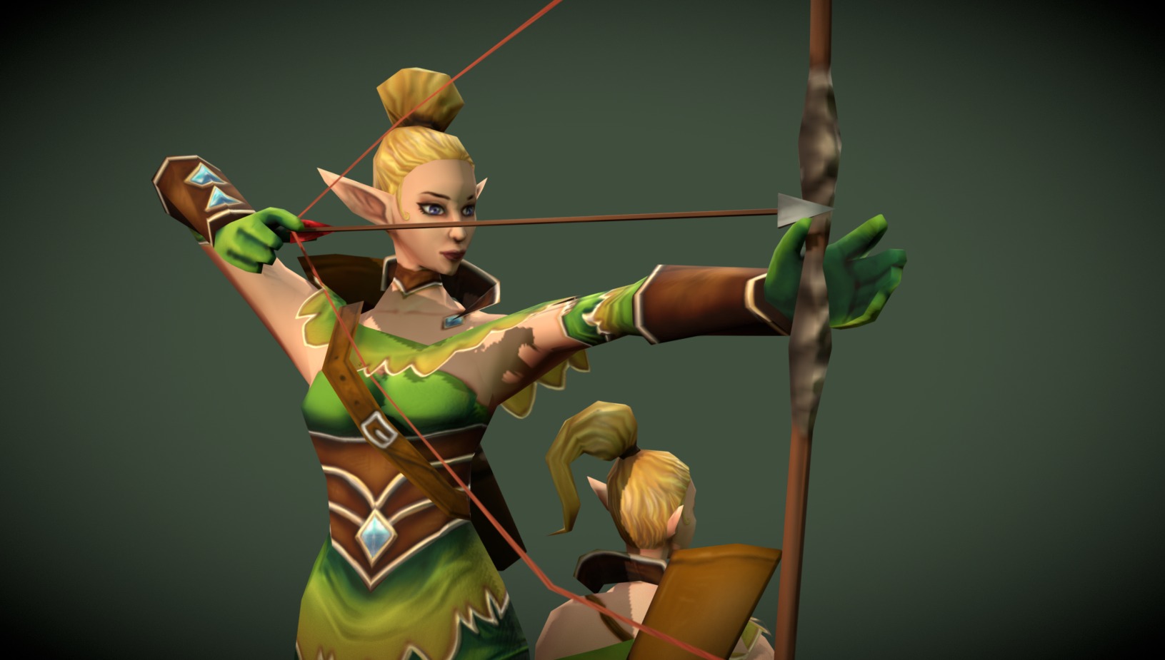 Elf - low poly / hand painted textures - 3D model by Jeanne Price ...