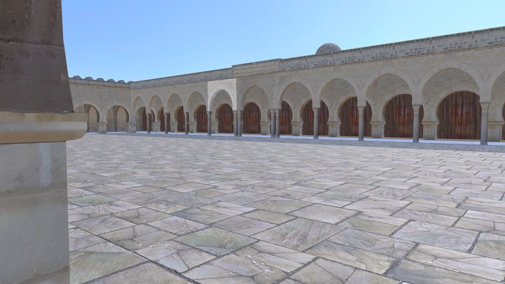 The great mosque of Sousse in Tunisia 3D Model