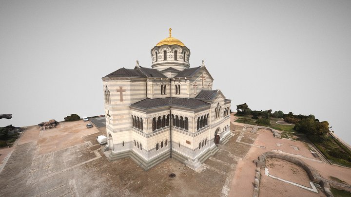 Свято-Владимирский кафедральный собор 3D Model