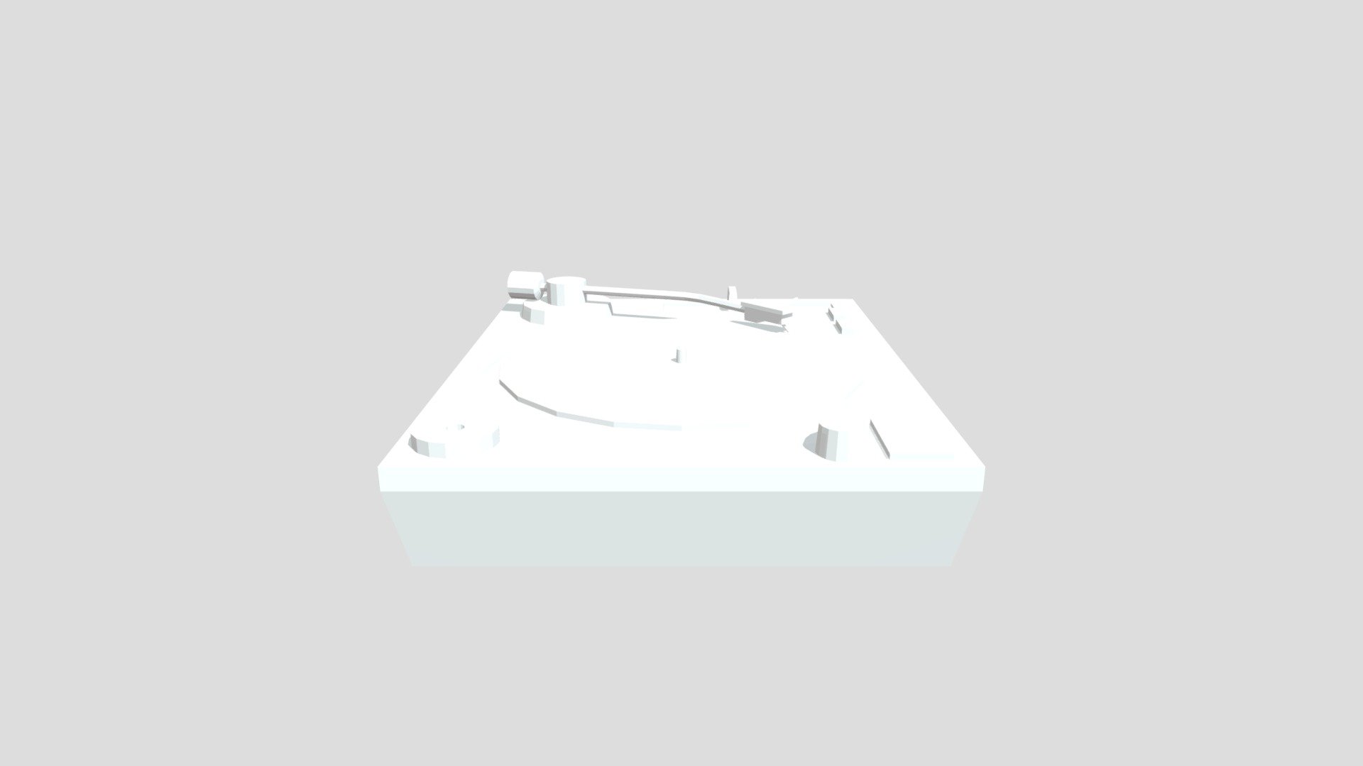 Record player from Poly by Google
