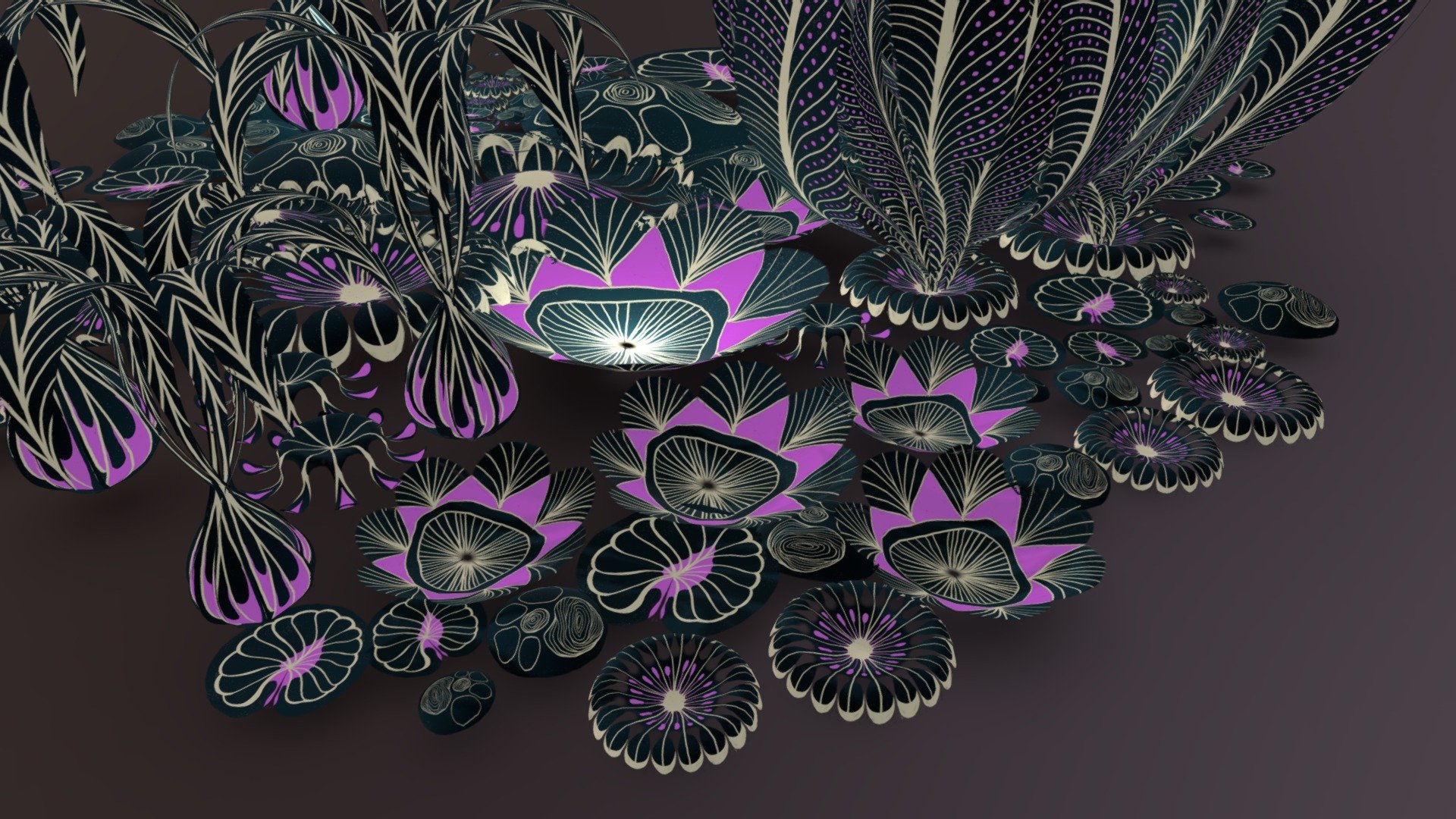 Plants swamp Illustrated