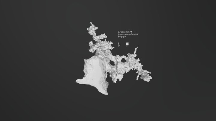 Grotte de Spy, Jemeppe-sur-Sambre, Belgium 3D Model