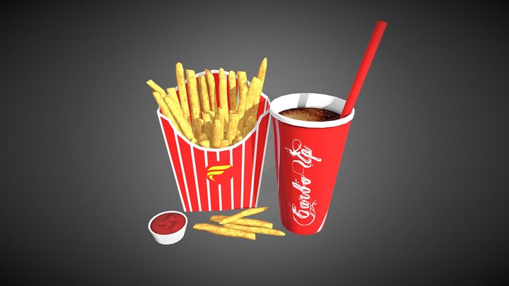 French Fries - FREE 3D Model