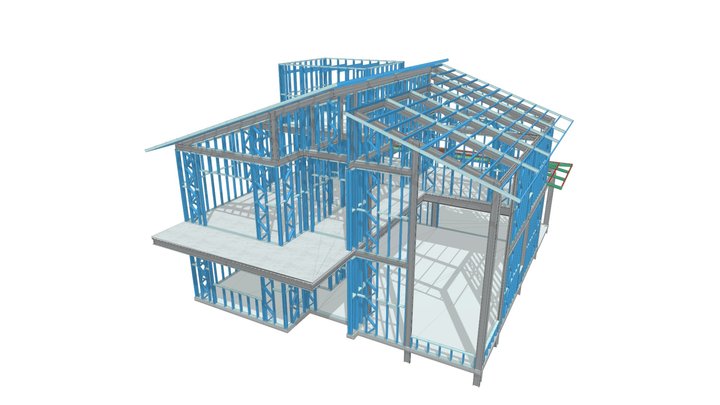 Projeto Estrutural - Miguel e Tamara 3D Model