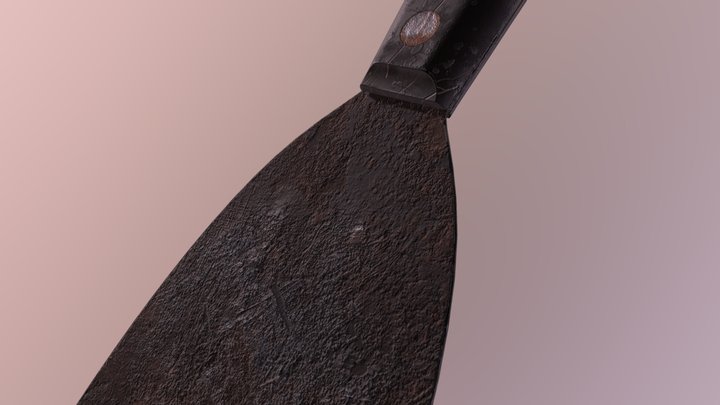 Paint Scraper 3D Model