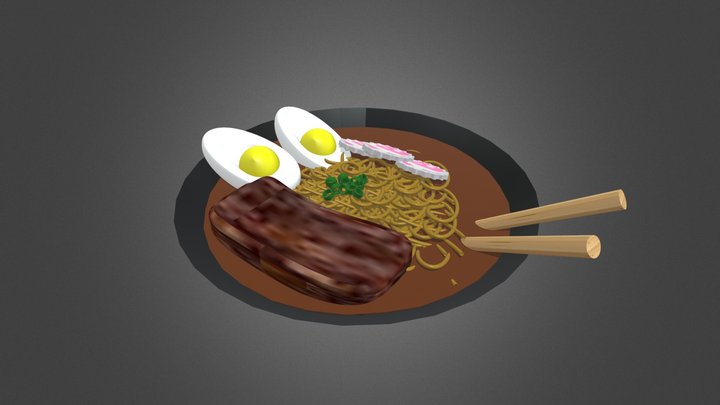 Ramen 3D Model