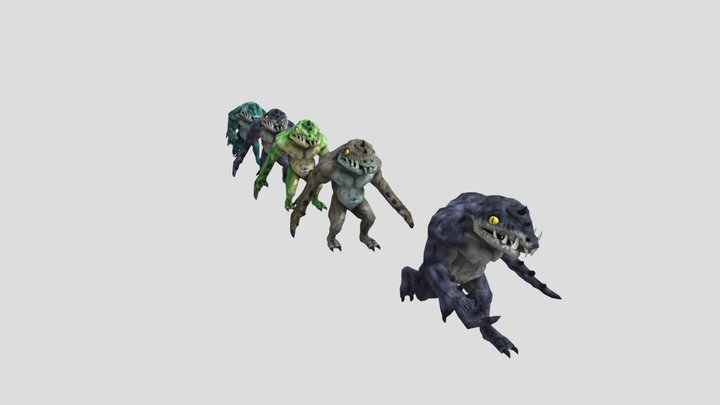 Monsters X Free by Vadim Ziambetov TEXTURES DESC – Gratis 3D-model STL