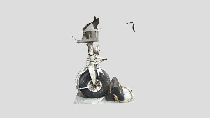 Cessna 310 Nose Leg 3D Model