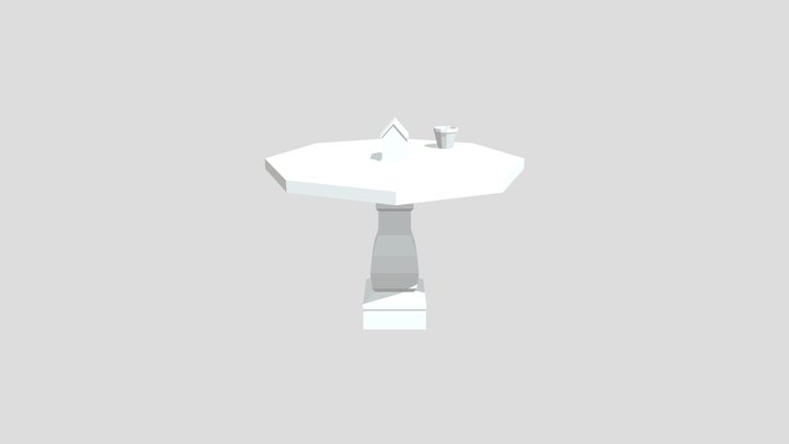 Grandma_House_3SimpleProps 3D Model