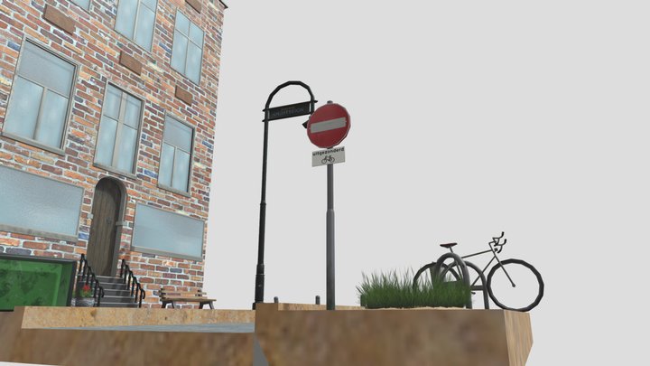 DAE Rowhomes Retake - Gent 3D Model