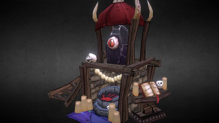 Woodoo Tent 3D Model