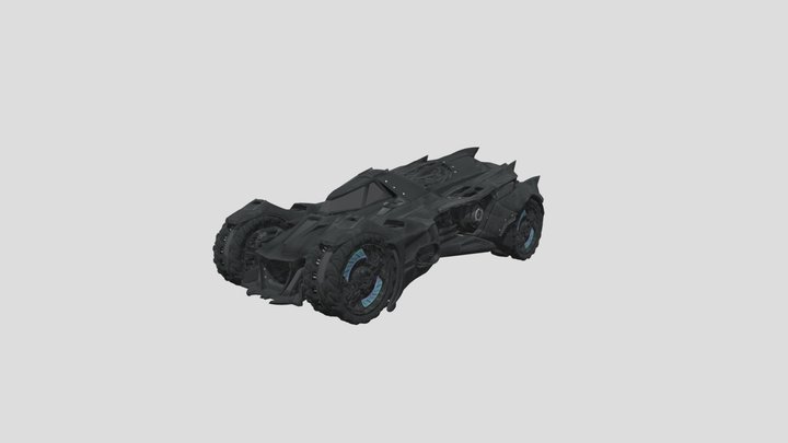 Arkham Knight Batmobile (ADVANCED RIG) 3D Model